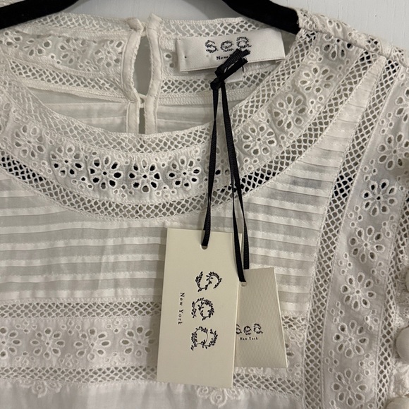 SEA NEW YORK WOMENS SOFIE BLOUSE - Picture 3 of 5